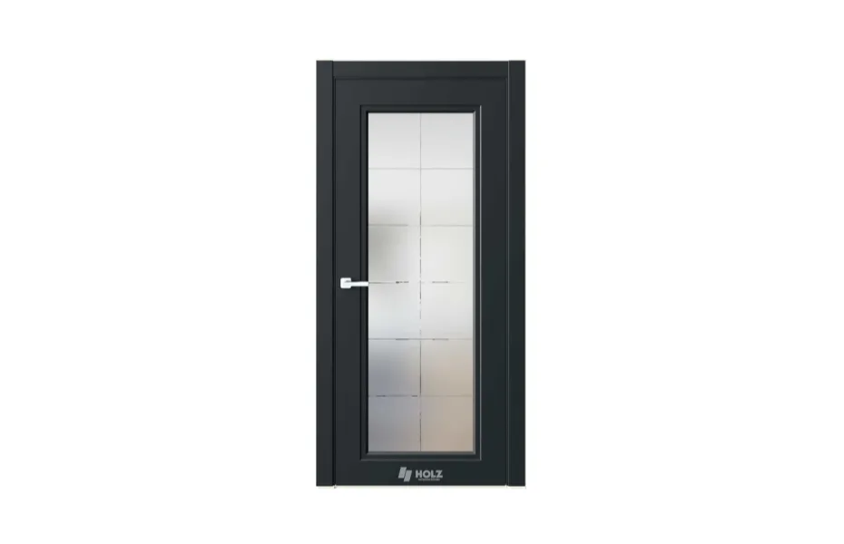 Neo Classic N2 Черный RAL9005 стекло 7 ДВЕРЕЙ