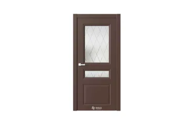 Neo Classic N13 Шоколад RAL8017 стекло 7 ДВЕРЕЙ