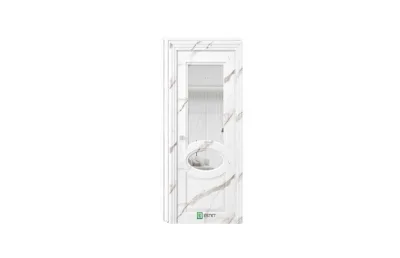 NOVELLA N40 НЛ мрамор бьянка Стекло 0 сияние 7 ДВЕРЕЙ