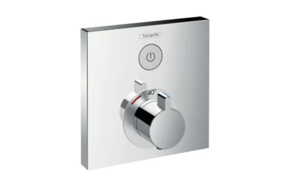 Термостат с запорным вентилем Hansgrohe ShowerSelect 15762000 АКВАМЕТРИЯ