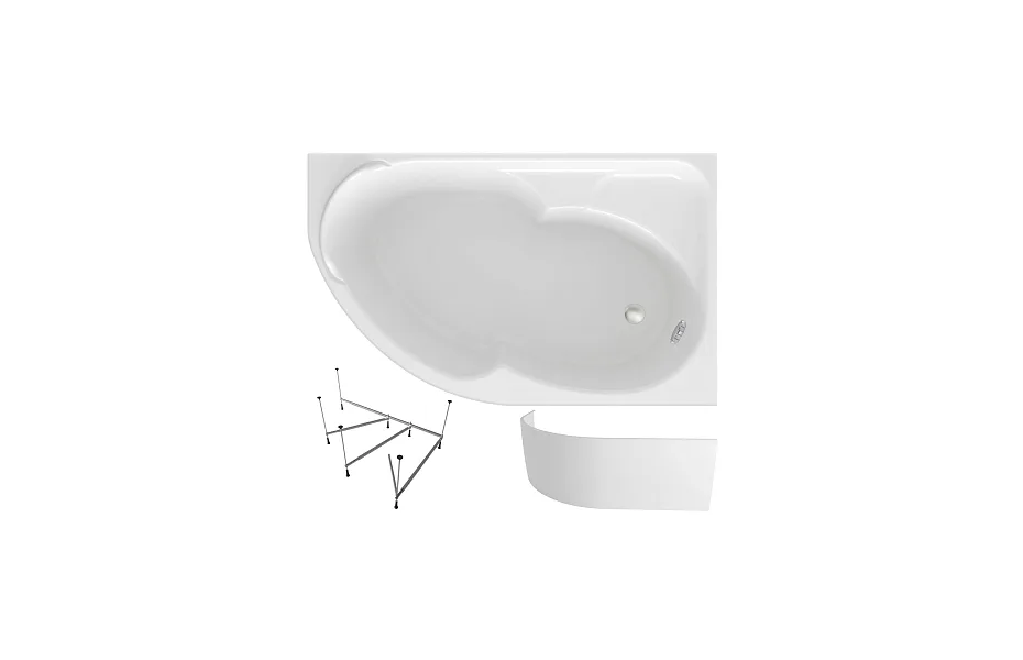 Акриловая ванна Lavinia Boho Grance Hill, 170x105 правая, S2-3703170R МОСПЛИТКА