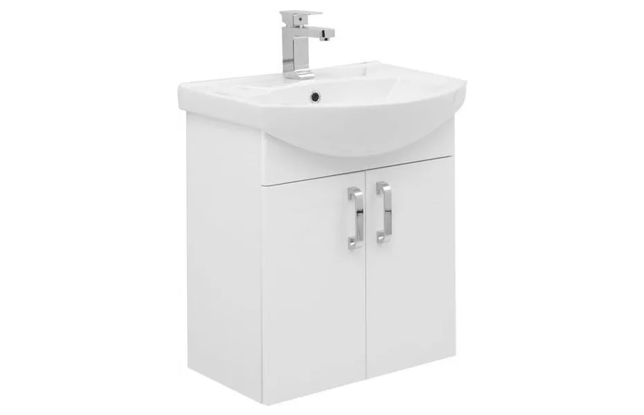 AQUANET Ирис 60 Тумба для ванной комнаты с раковиной (2 дверцы) АТЕЛЬЕ ВАННОЙ КОМНАТЫ. САМАРА