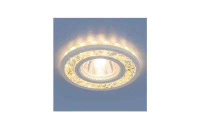 ВСТРАИВАЕМЫЙ СВЕТИЛЬНИК ELEKTROSTANDARD 8355 MR16 CL/WH ПРОЗРАЧНЫЙ/БЕЛЫЙ 4690389102851 MNOGOROZETOK - МНОГОРОЗЕТОК