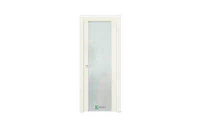 Межкомнатная дверь Elegance E7 Ваниль стекло 1 7 ДВЕРЕЙ