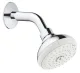 GROHE New Tempesta 100 III Верхний душ с душевым кронштейном АТЕЛЬЕ ВАННОЙ КОМНАТЫ. САМАРА