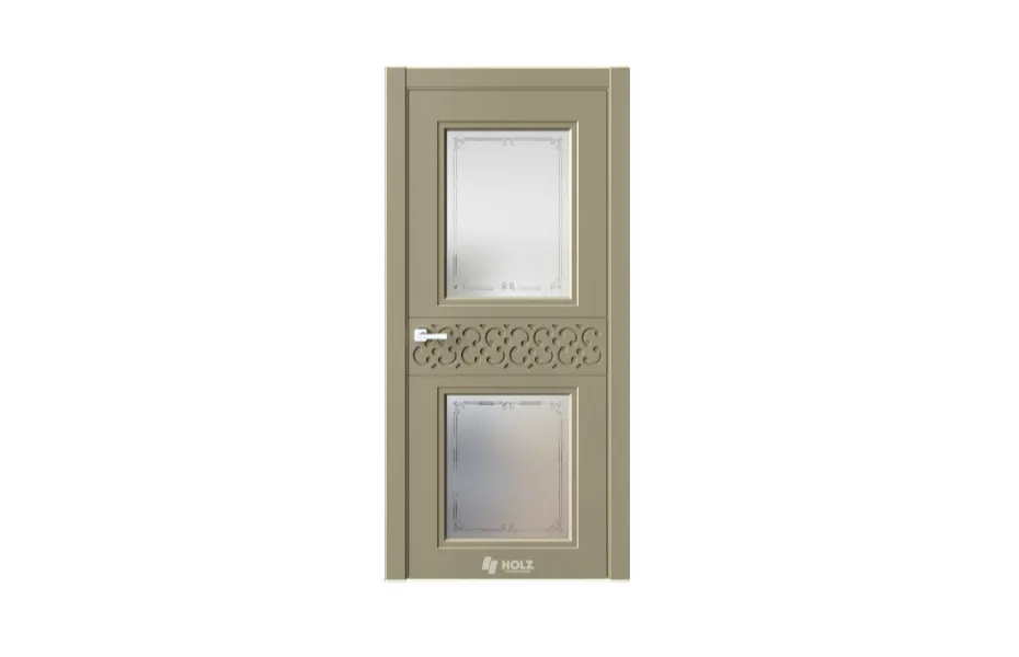 Neo Classic N27 Бежевый RAL1035 стекло 7 ДВЕРЕЙ
