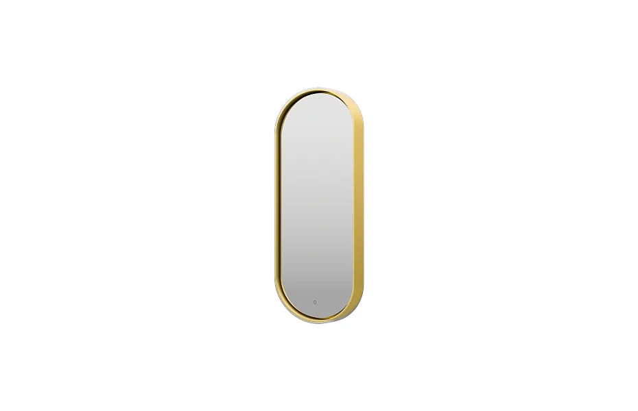 Зеркало Brevita Saturn 50 см SAT-Dro1-050-gold с подсветкой, золото МОСПЛИТКА