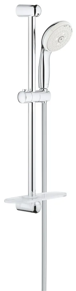 GROHE New Tempesta Душевой гарнитур III с полочкой, душевая штанга 600 мм, 9,5 л/мин АТЕЛЬЕ ВАННОЙ КОМНАТЫ. САМАРА