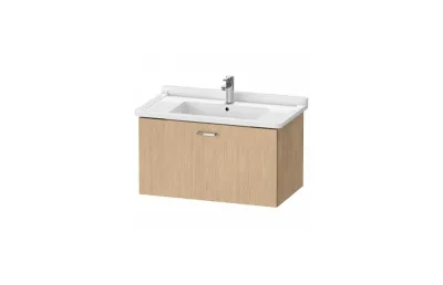 Тумба с раковиной Duravit Xbase 80 см XB603603030 дуб европейский МОСПЛИТКА