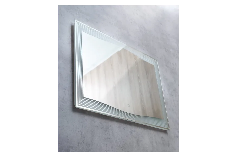BELBAGNO Зеркало со встроенным светильником и сенсорным выключателем, 12W, 220-240V, 700x30x700 АТЕЛЬЕ ВАННОЙ КОМНАТЫ. САМАРА