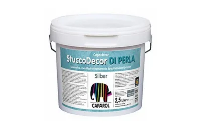 Декоративное покрытие Caparol Capadecor StuccoDecor DI PERLA Silber (2,5 л) КАПАРОЛ ЦЕНТР САМАРА