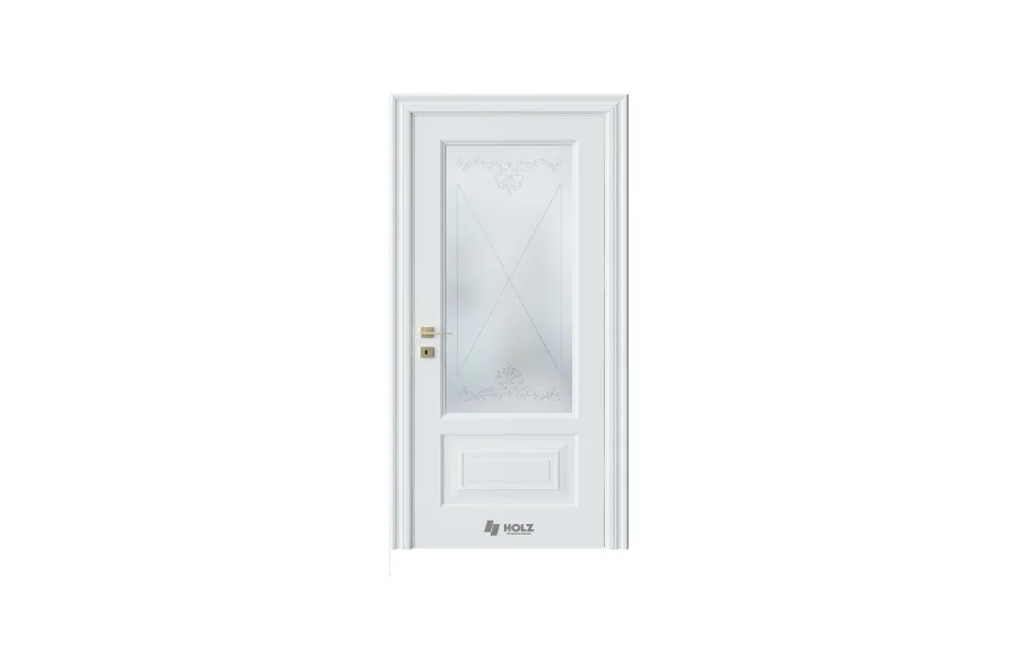 Deloress DL4 RAL9003 стекло 1 7 ДВЕРЕЙ