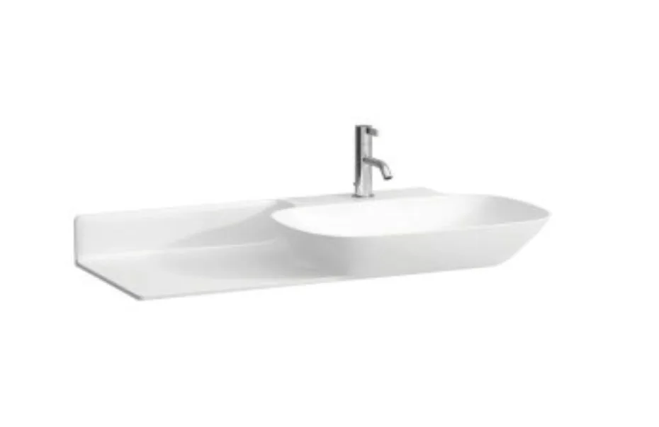 Раковина Laufen Ino Saphir Keramik 90x45 8.1330.1.000.104.1 полочка слева АКВАМЕТРИЯ