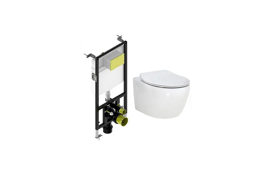 Комплект подвесной безободковый унитаз BelBagno Prospero BB507B + инсталляция Bocchi 8010-1000 МОСПЛИТКА
