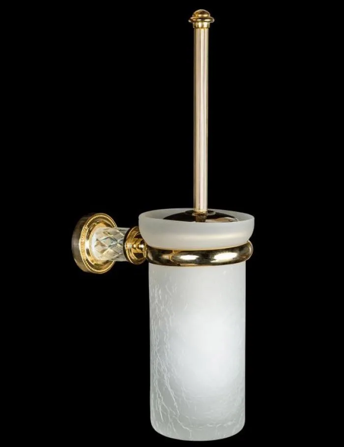 BOHEME Murano Crystal Ершик для унитаза, настенный, золото АТЕЛЬЕ ВАННОЙ КОМНАТЫ. САМАРА