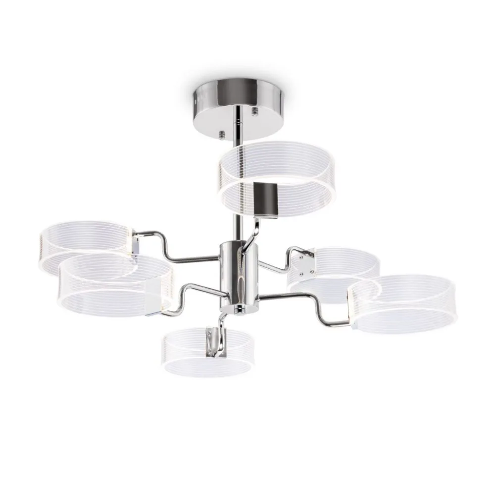 Люстра светодиодная на штанге Freya Eva FR6039CL-L48CH MAYTONI