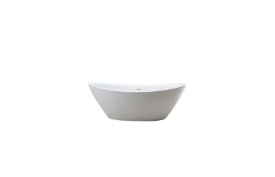 Ванна акриловая Vincea VBT-203, 180x85x65, цвет белый, слив-перелив в комплекте, хром МОСПЛИТКА