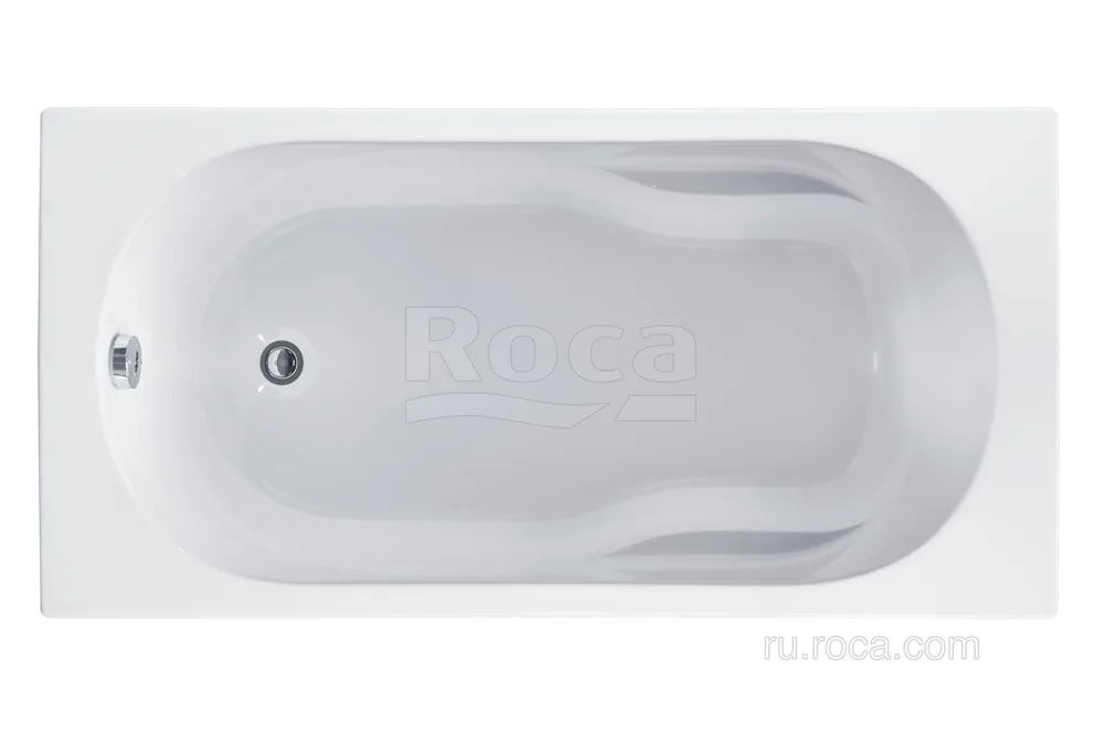 Ванна акриловая Roca Genova-N 150x75 прямоугольная белая ZRU9302894 АТЕЛЬЕ ВАННОЙ КОМНАТЫ. САМАРА
