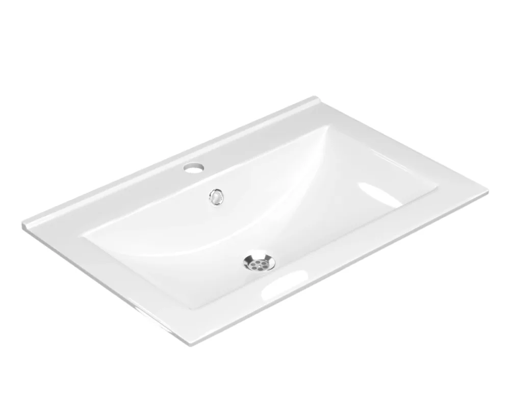 Раковина встраиваемая керам. LAPARET Sinergia 70см белый с1 19,50x70,50 LAPARET
