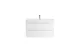 Тумба с раковиной Cezares Molveno 46 80 см MOLVENO 46-80-2C-SO-BG bianco ghiaccio МОСПЛИТКА