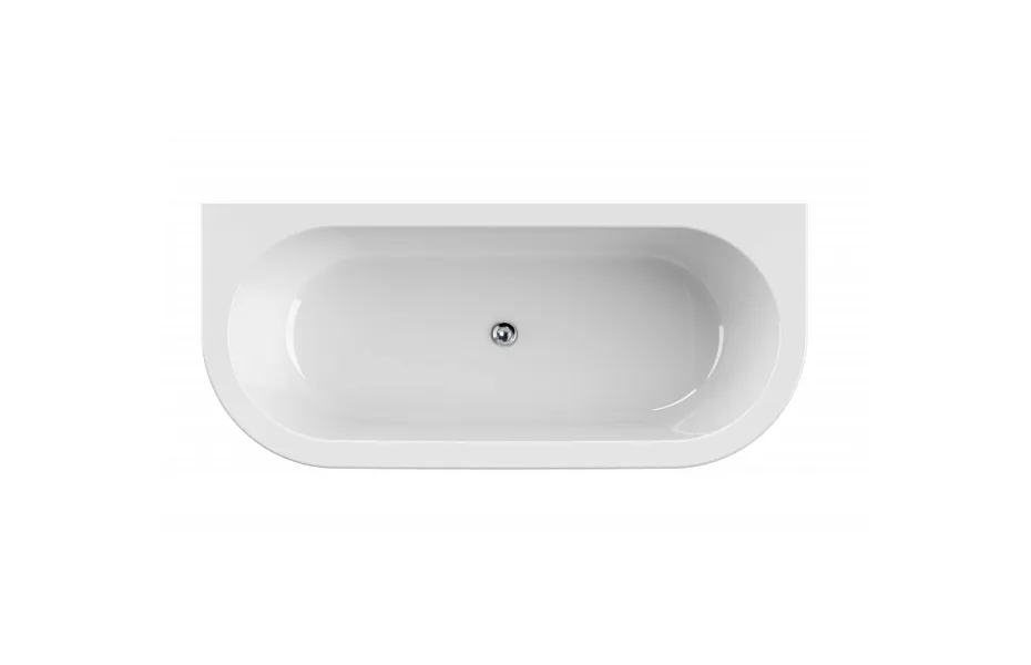 Акриловая ванна 180х79 см Cezares Slim SLIM WALL-180-80-60-W37-SET белая МОСПЛИТКА