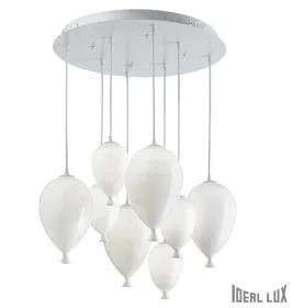 Люстра Ideal Lux Clown SP8 BIANCO ЭСТЕТИКА СВЕТА