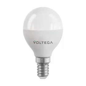 Светодиодная диммируемая лампа Wi-Fi Voltega E14 5W 2700K VG 2428 шар матовый MAYTONI