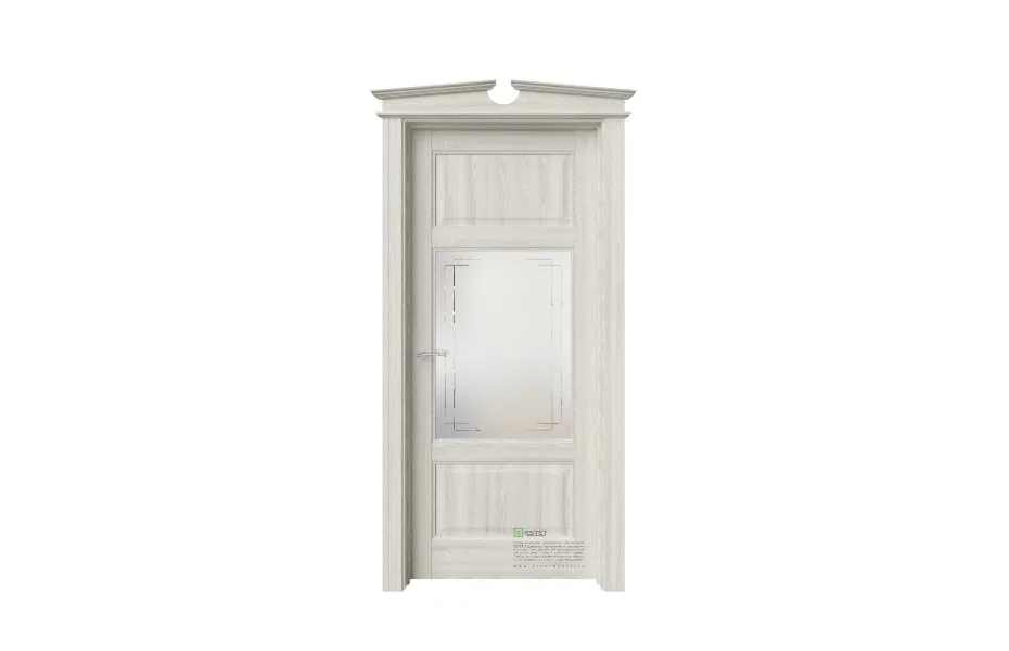 Межкомнатная дверь Sonata S10 Клен экрю стекло 1 7 ДВЕРЕЙ