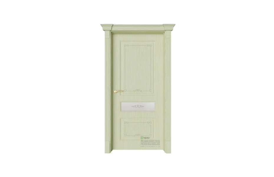 Межкомнатная дверь Provence Мирбо 2 Деко Олива золотая стекло 7 ДВЕРЕЙ