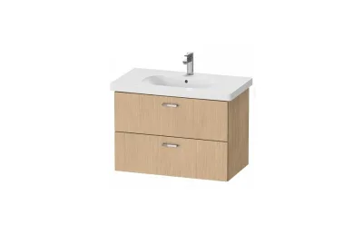 Тумба с раковиной Duravit Xbase 80 см XB619003030 дуб европейский МОСПЛИТКА