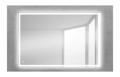BELBAGNO Зеркало со встроенным светильником и кнопочным выключателем, 12W, 220-240V, 1200x30x800 АТЕЛЬЕ ВАННОЙ КОМНАТЫ. САМАРА