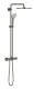 GROHE Euphoria XXL 310 Душевая система с термостатом для душа, цвет: темный графит, матовый АТЕЛЬЕ ВАННОЙ КОМНАТЫ. САМАРА