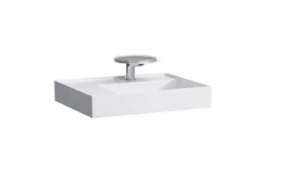 Раковина подвесная Laufen Kartell 60x46 (с полочкой слева) 8.1033.5.000.104.1 АКВАМЕТРИЯ