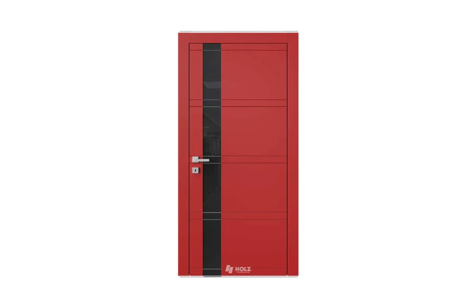 Nodo 9 RAL3002 черное стекло 7 ДВЕРЕЙ