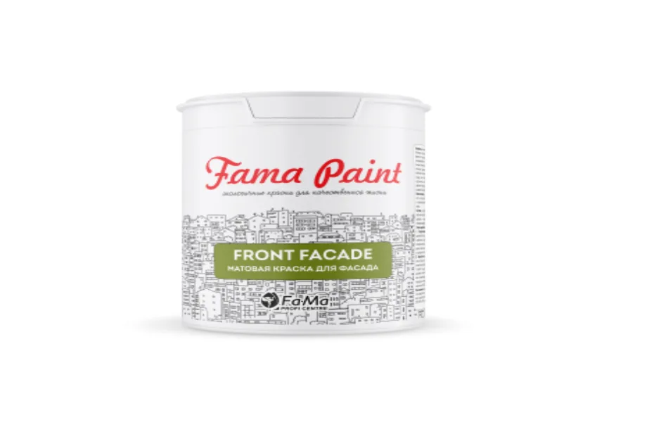 ФАСАДНАЯ КРАСКА FAMA PAINT FRONT FACADE КОЛЕРОВАННАЯ БИОФА – САМАРА