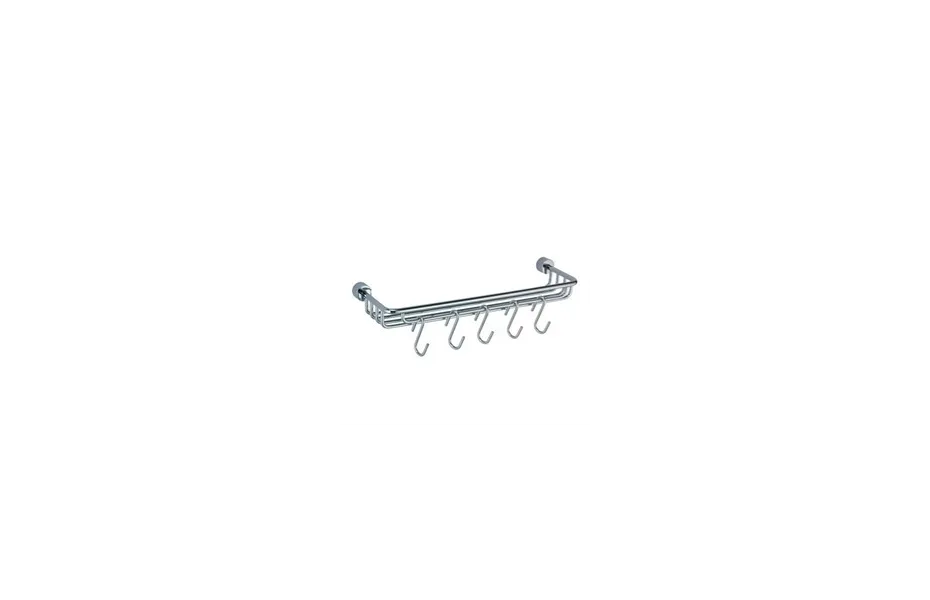 WasserKRAFT Donau K-9415 Полка-корзина с крючками АТЕЛЬЕ ВАННОЙ КОМНАТЫ. САМАРА