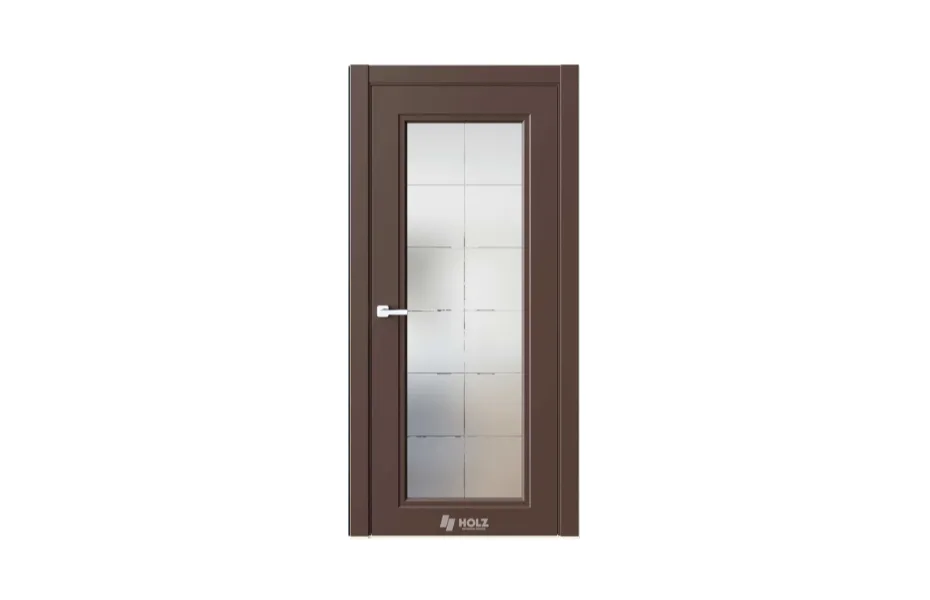 Neo Classic N2 Шоколад RAL8017 стекло 7 ДВЕРЕЙ