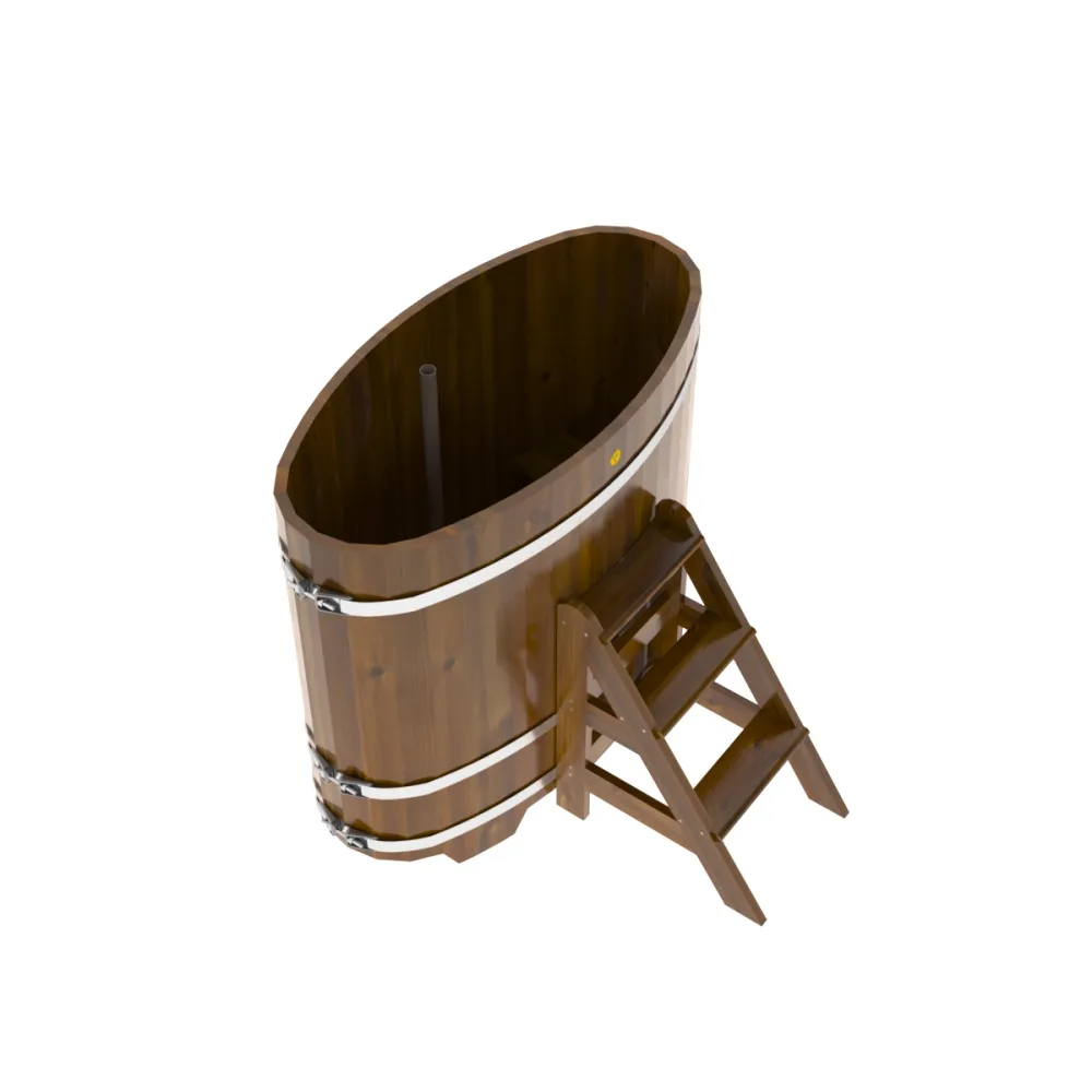 Купель BENTWOOD Лиственница Морёная Рустик (0,69*1,31*1,2 м.) ПАР МАСТЕР
