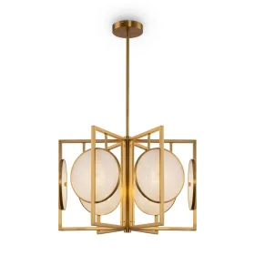 Люстра на штанге Maytoni Marmo MOD099PL-06G MAYTONI