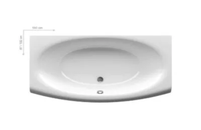 Ванна Ravak Evolution 180x102 C101000000 АКВАМЕТРИЯ