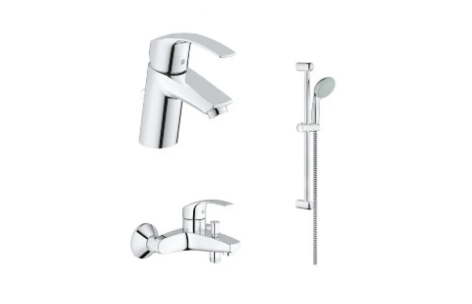 Набор смесителей для ванны Grohe Eurosmart 124446(33265002,33300002,27853000) АКВАМЕТРИЯ