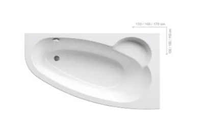 Ванна Ravak Asymmetric 150x100 P C451000000 (правая) АКВАМЕТРИЯ