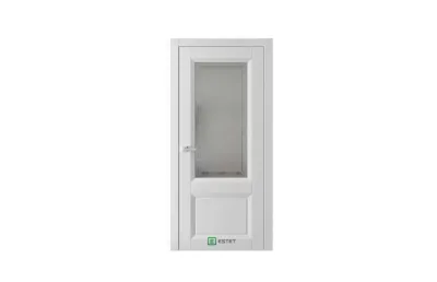Межкомнатная дверь Mantone 4 RAL7047 стекло графит 7 ДВЕРЕЙ