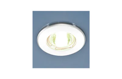 ВСТРАИВАЕМЫЙ СВЕТИЛЬНИК ELEKTROSTANDARD 7002 MR16 WH/SL БЕЛЫЙ/СЕРЕБРО 4690389082511 MNOGOROZETOK - МНОГОРОЗЕТОК