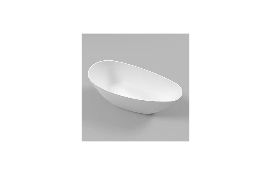 Ванна из искусственного камня 150х70 см Whitecross Spinel A 0209.150070.200 матовая белая МОСПЛИТКА