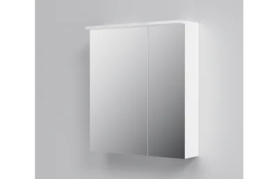 AM.PM SPIRIT 2.0, Зеркальный шкаф с LED-подсветкой, правый, 60 см, цвет: белый, глянец АТЕЛЬЕ ВАННОЙ КОМНАТЫ. САМАРА