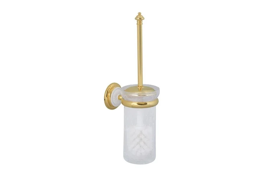 BOHEME Murano Ершик настенный, для унитаза, золото АТЕЛЬЕ ВАННОЙ КОМНАТЫ. САМАРА
