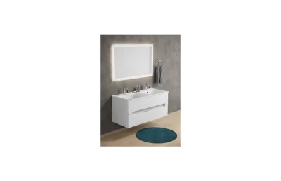 Тумба напольная Sanvit Форма 120 с двойной раковиной, kforman1202w МОСПЛИТКА