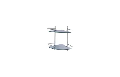 WasserKRAFT K-3122 Полка стеклянная двойная АТЕЛЬЕ ВАННОЙ КОМНАТЫ. САМАРА