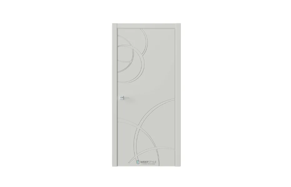 Межкомнатная дверь Prime P6 RAL7038 7 ДВЕРЕЙ